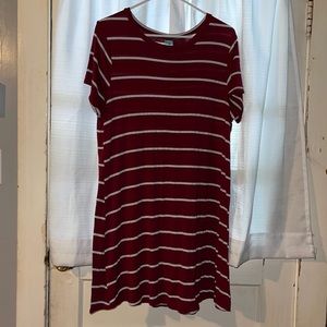 STRIPED TSHIRT DRESS